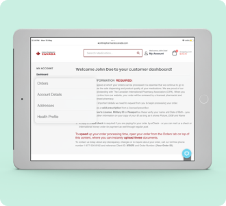 Manage your medications online
